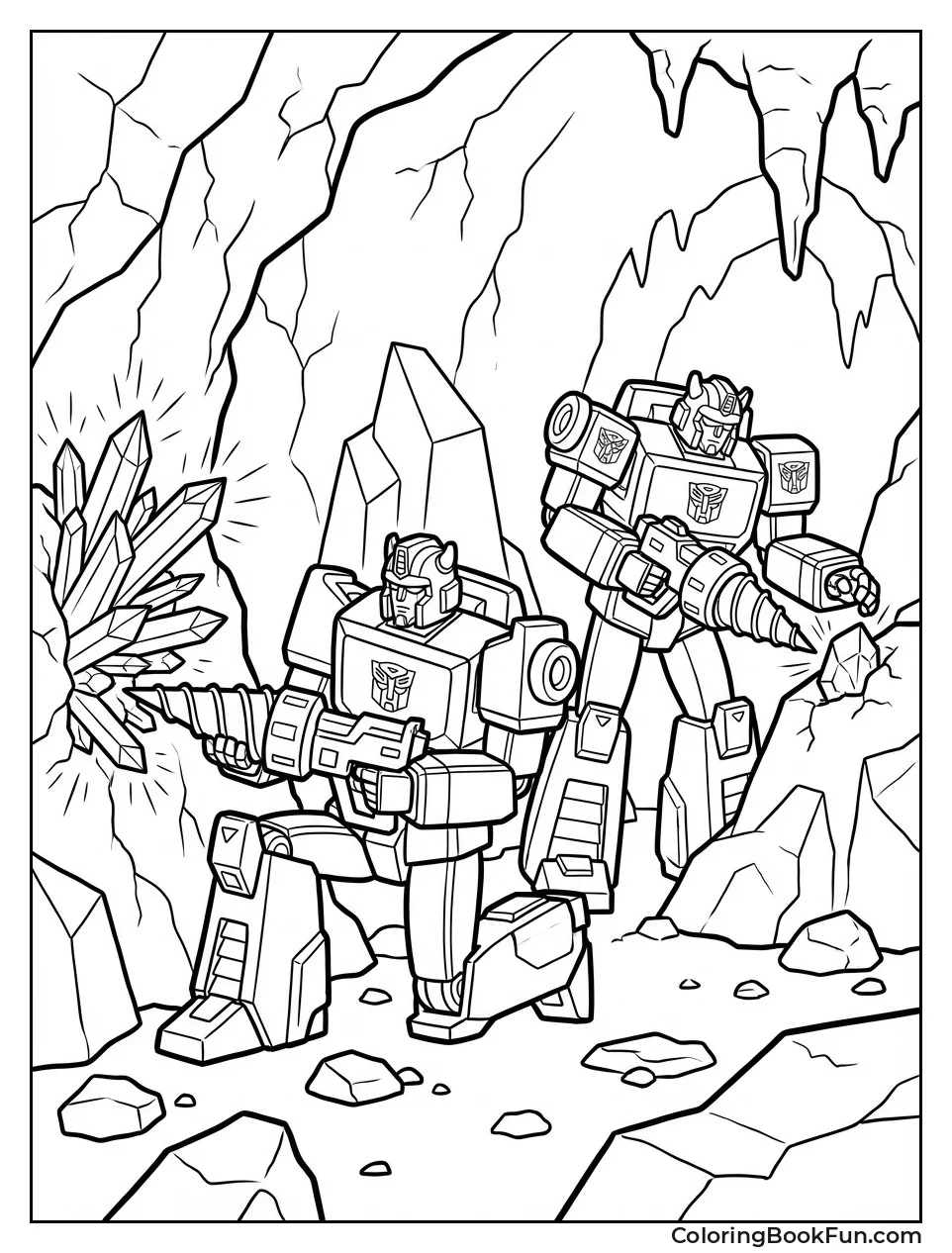 Autobots Find Energon Crystals