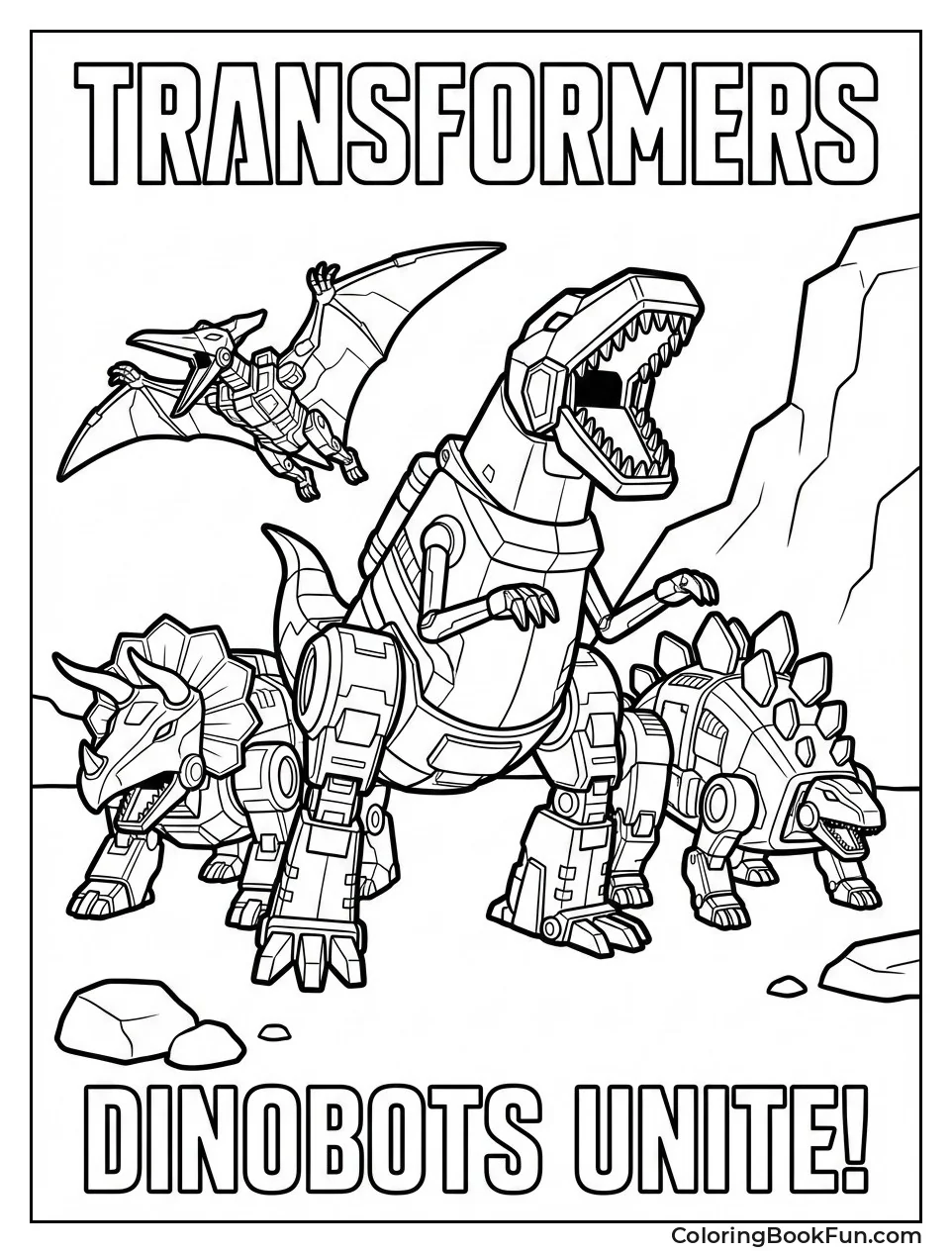 Grimlock Leads Dinobots Charge