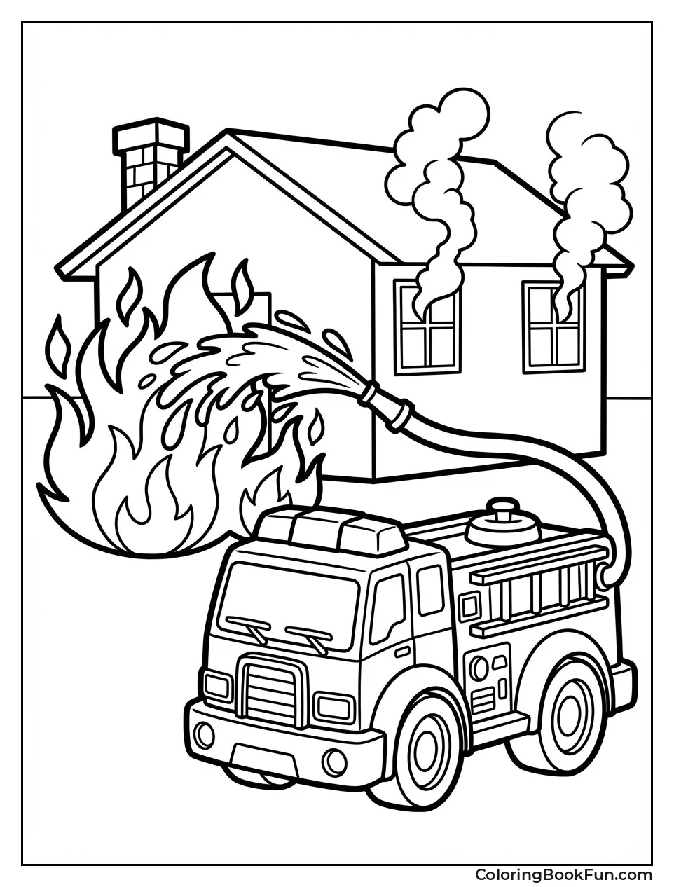 Heatwave Fights House Fire