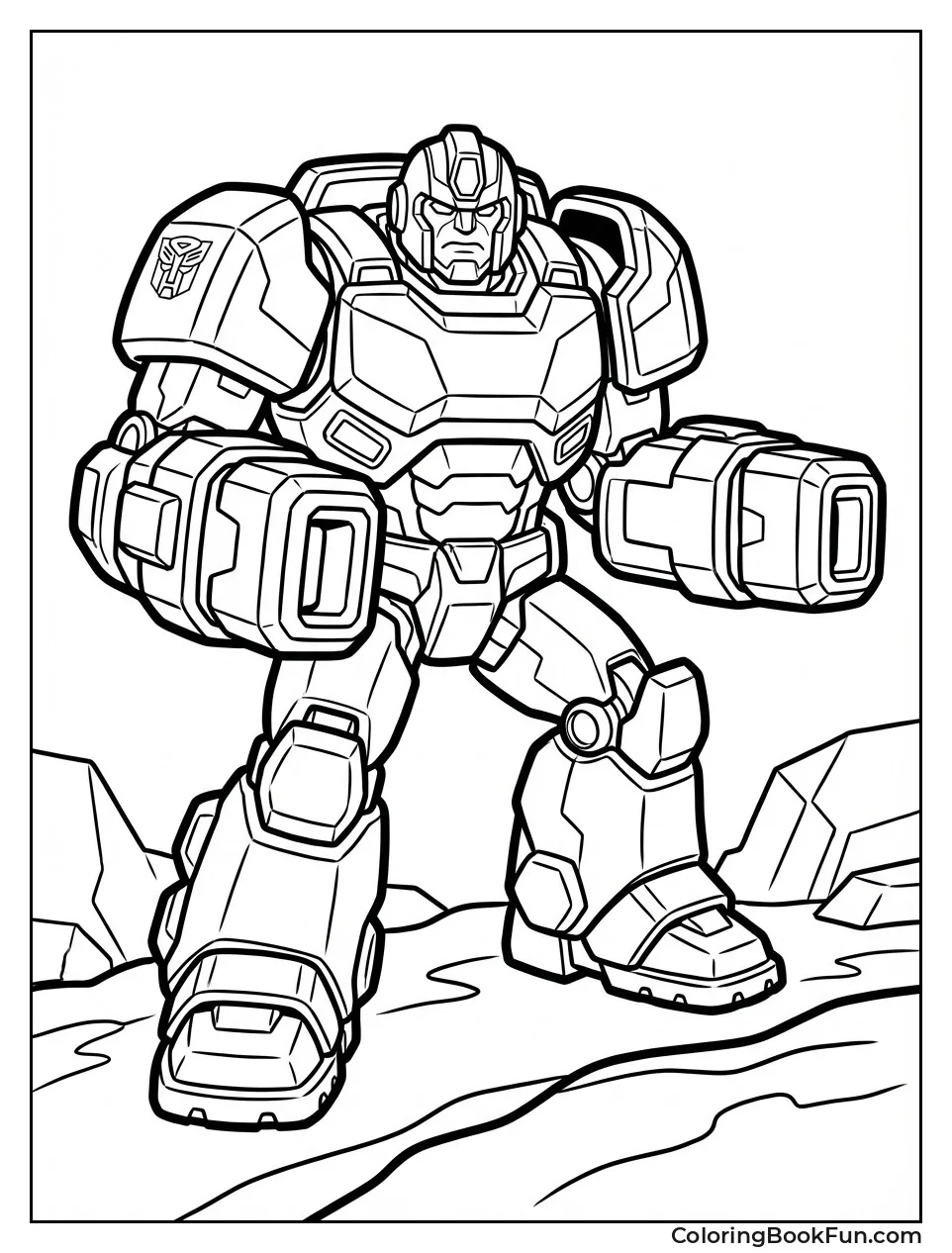 Ironhide Aims Arm Cannons