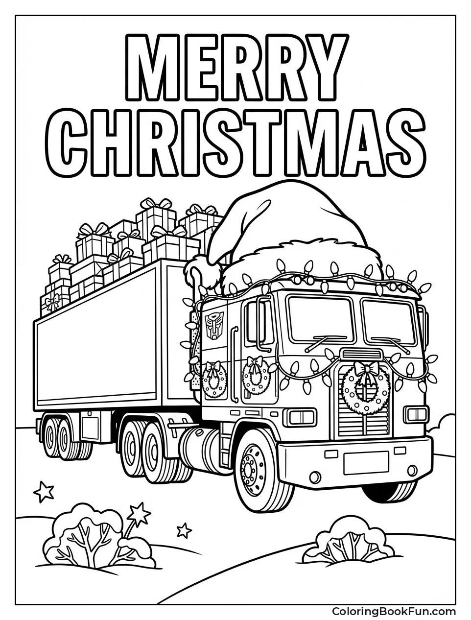 Optimus Hauls Holiday Gifts