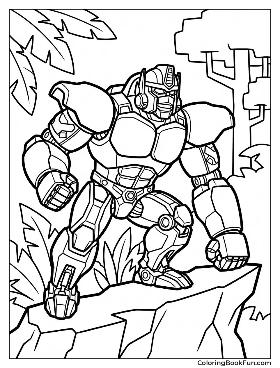 Optimus Primal Roars Gorilla