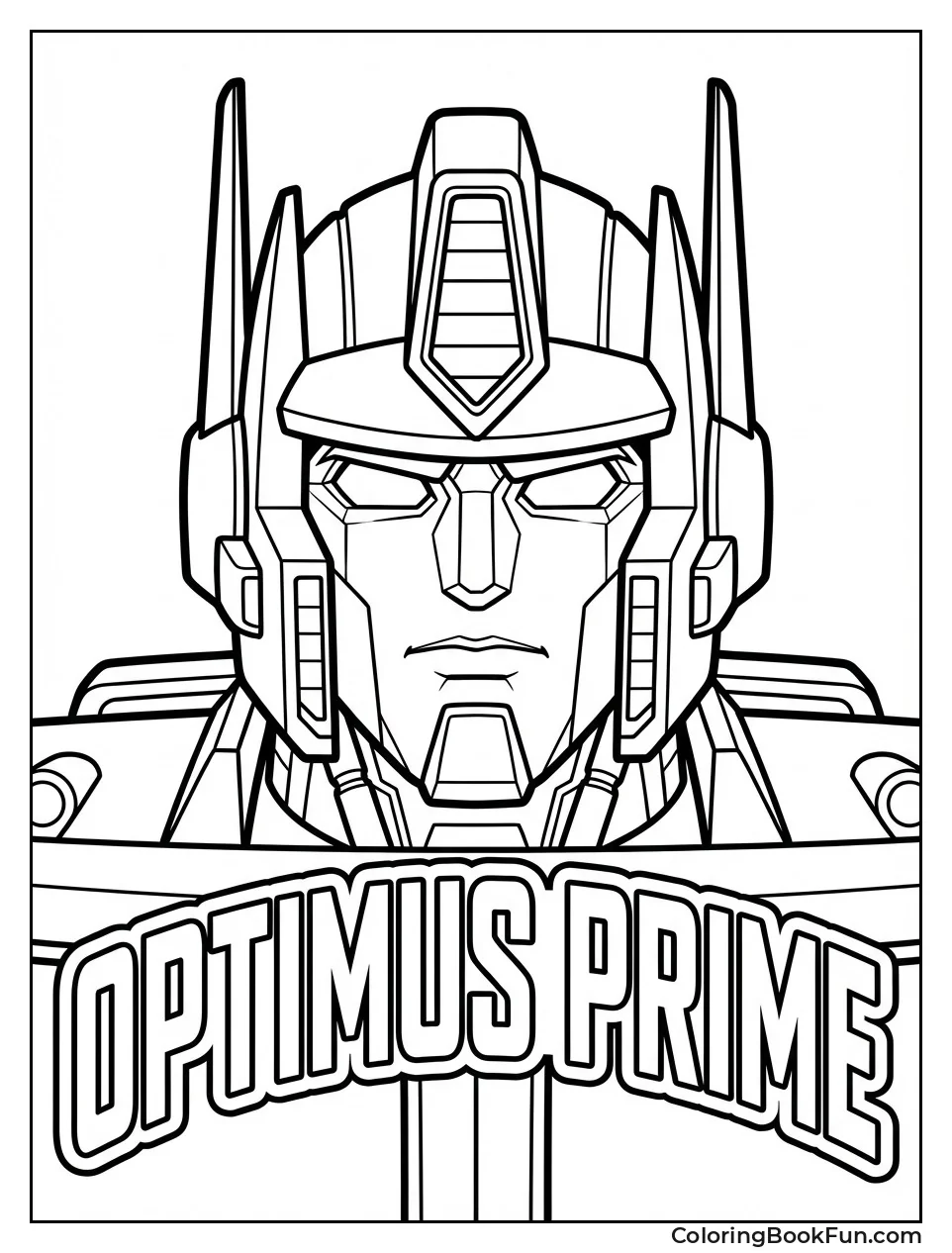 Optimus Prime Portrait Glows
