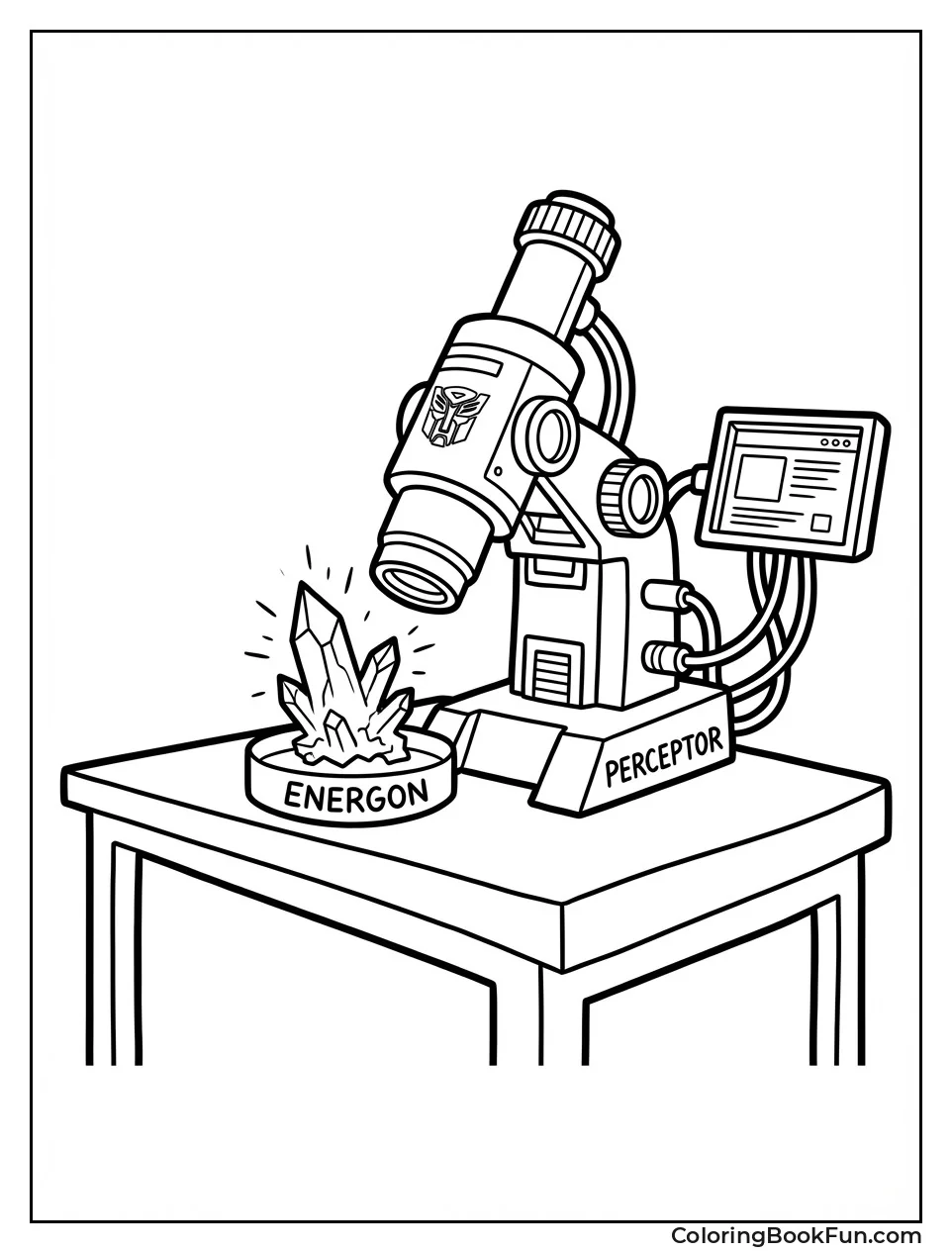 Perceptor Scans Energon Sample