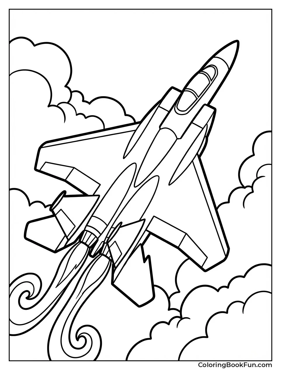 Starscream Flies through Clouds