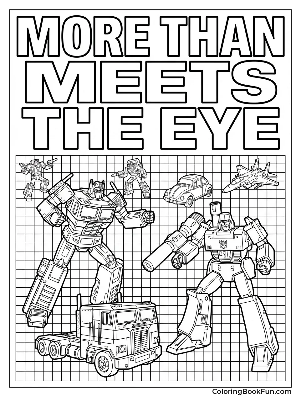 Vintage Transformers Toy Art