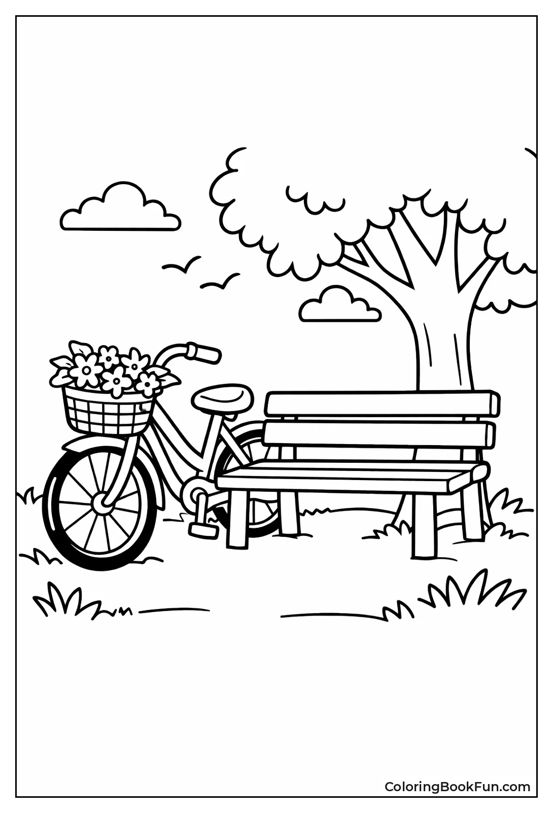 Bicycle Rests in Park