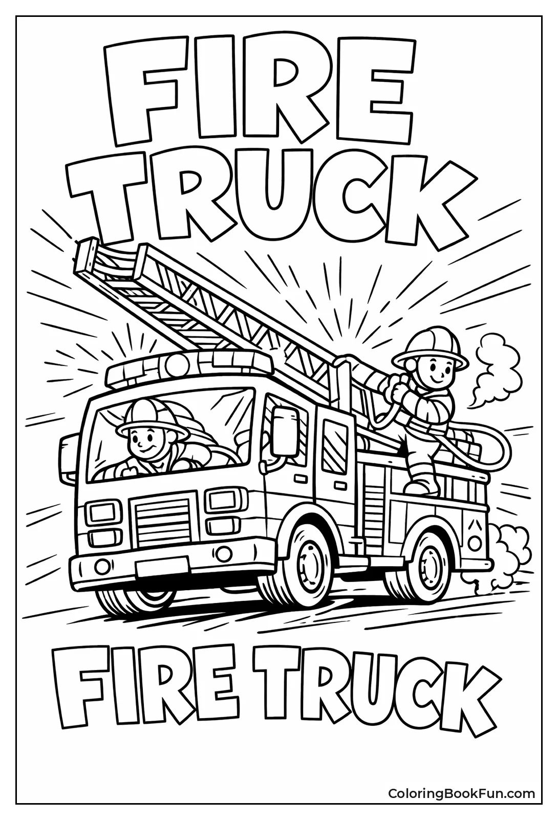 Fire Truck Races to Rescue