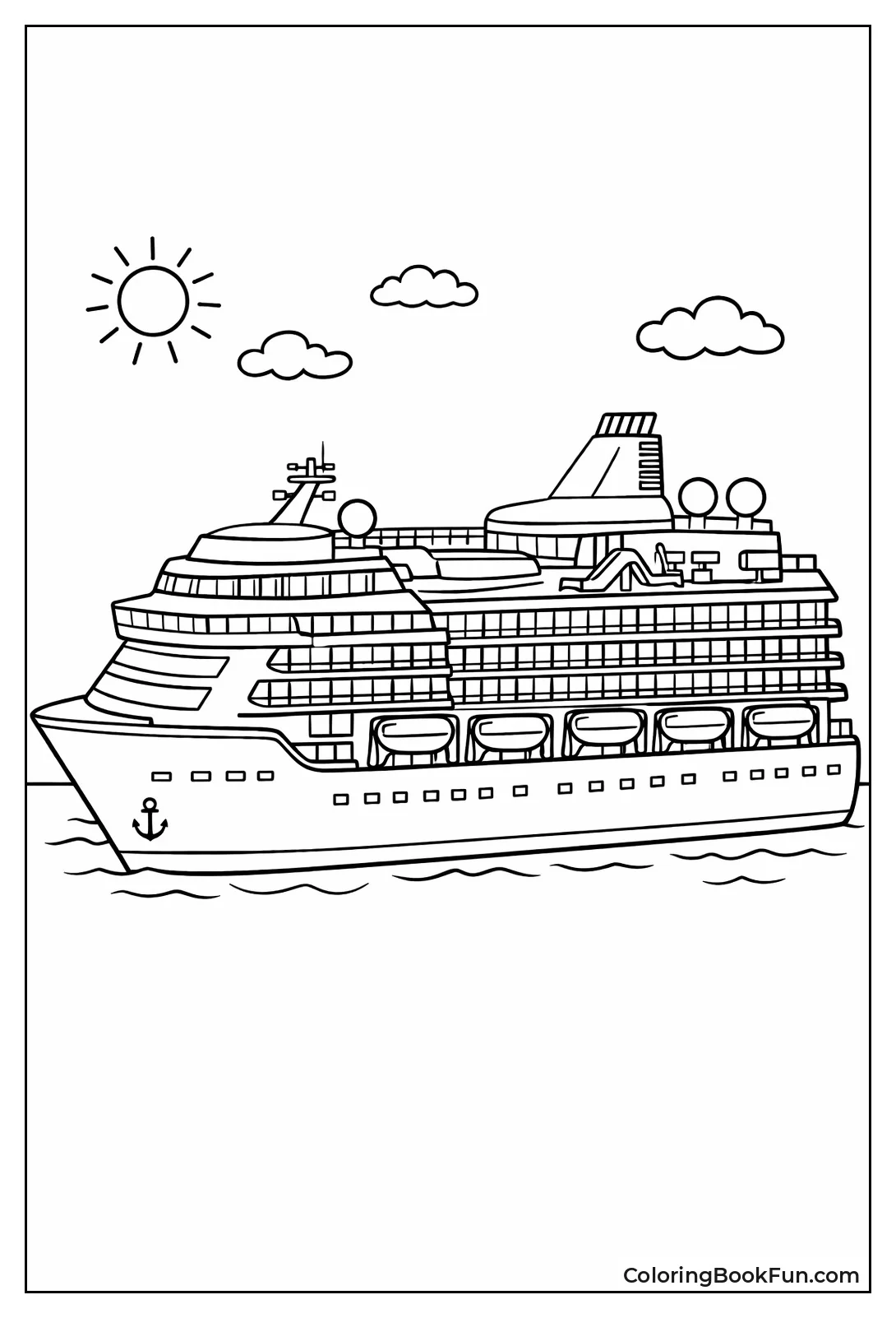 Cruise Ship Floats Tall