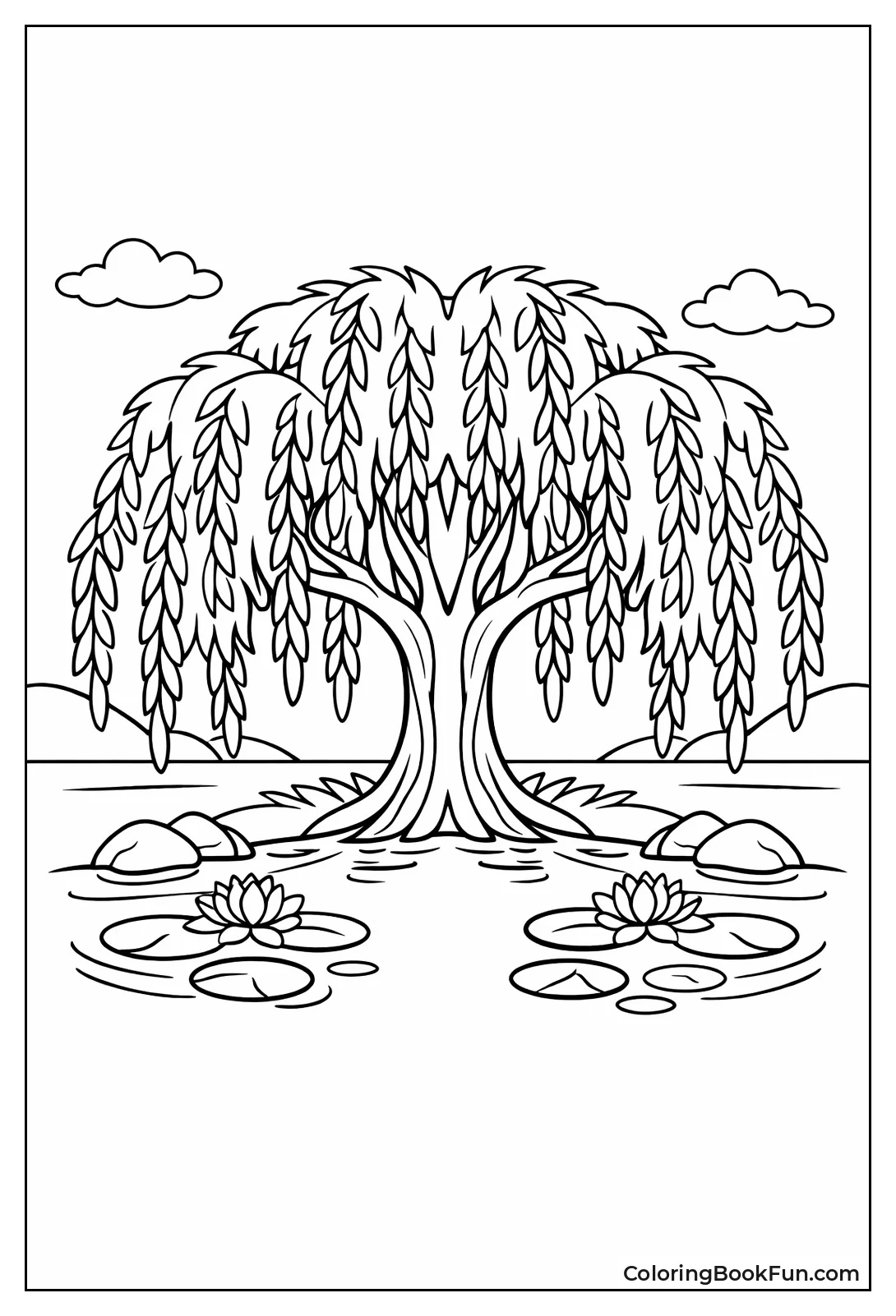 Weeping Willow by Pond