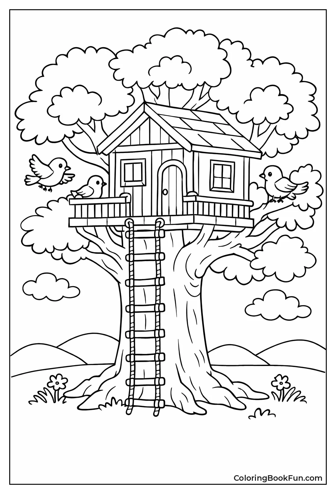 Cozy Treehouse in Oak