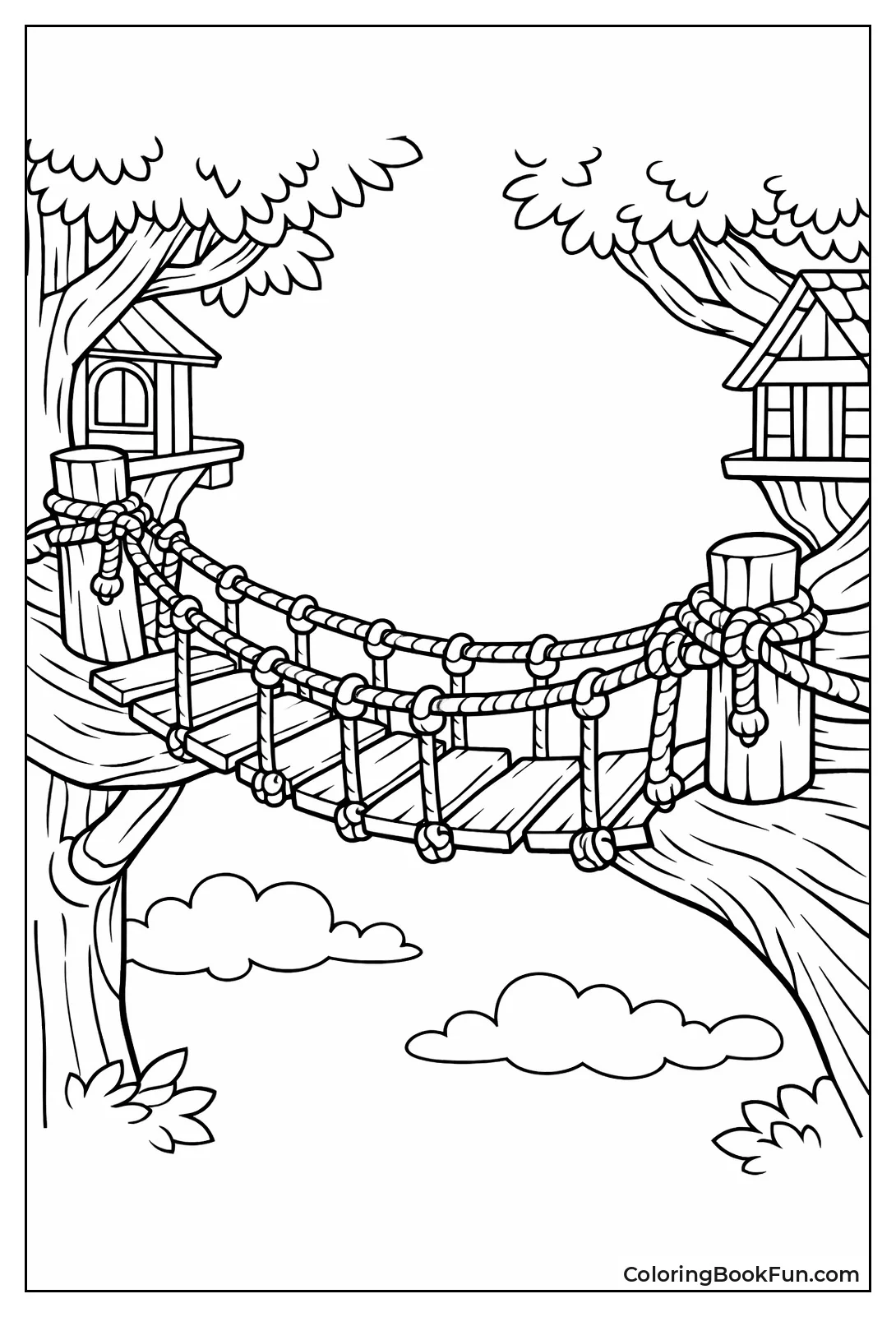 Detailed Rope Bridge Knots