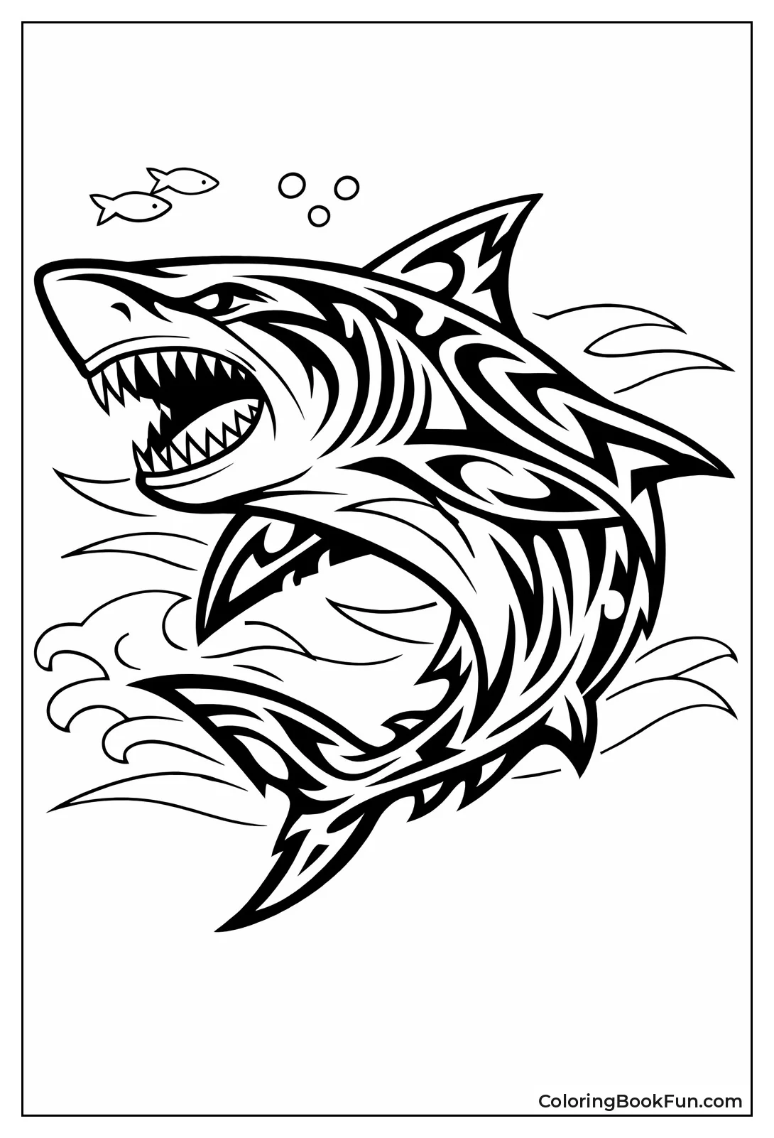 Tribal Style Megalodon