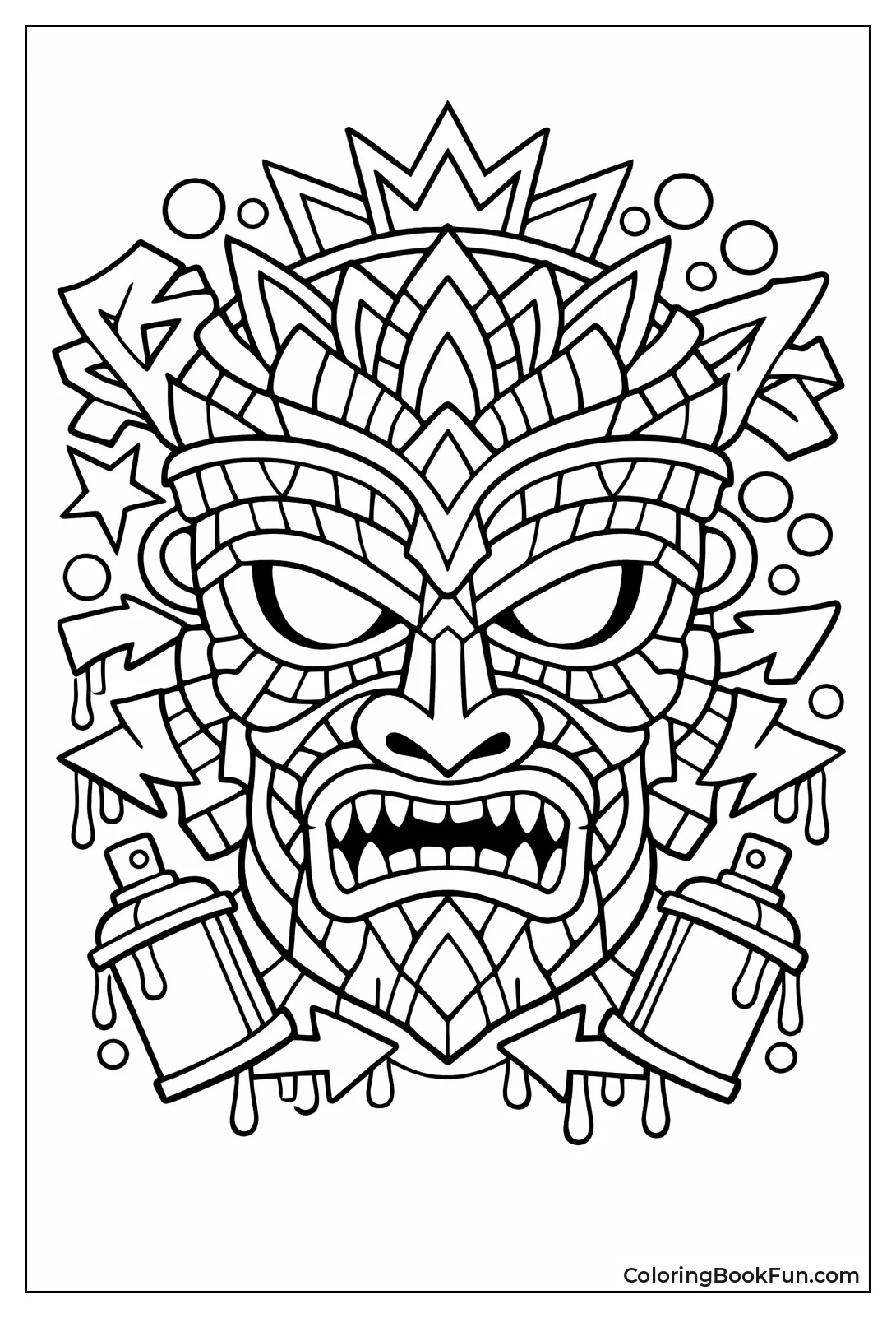 Tribal Mask from Tags