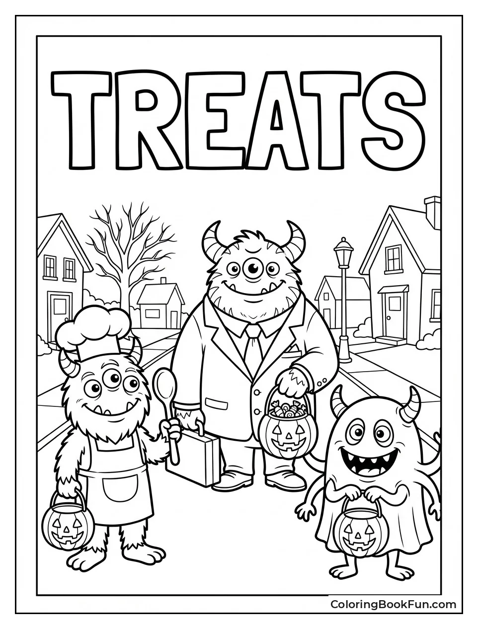 Monsters Go Trick-or-Treat