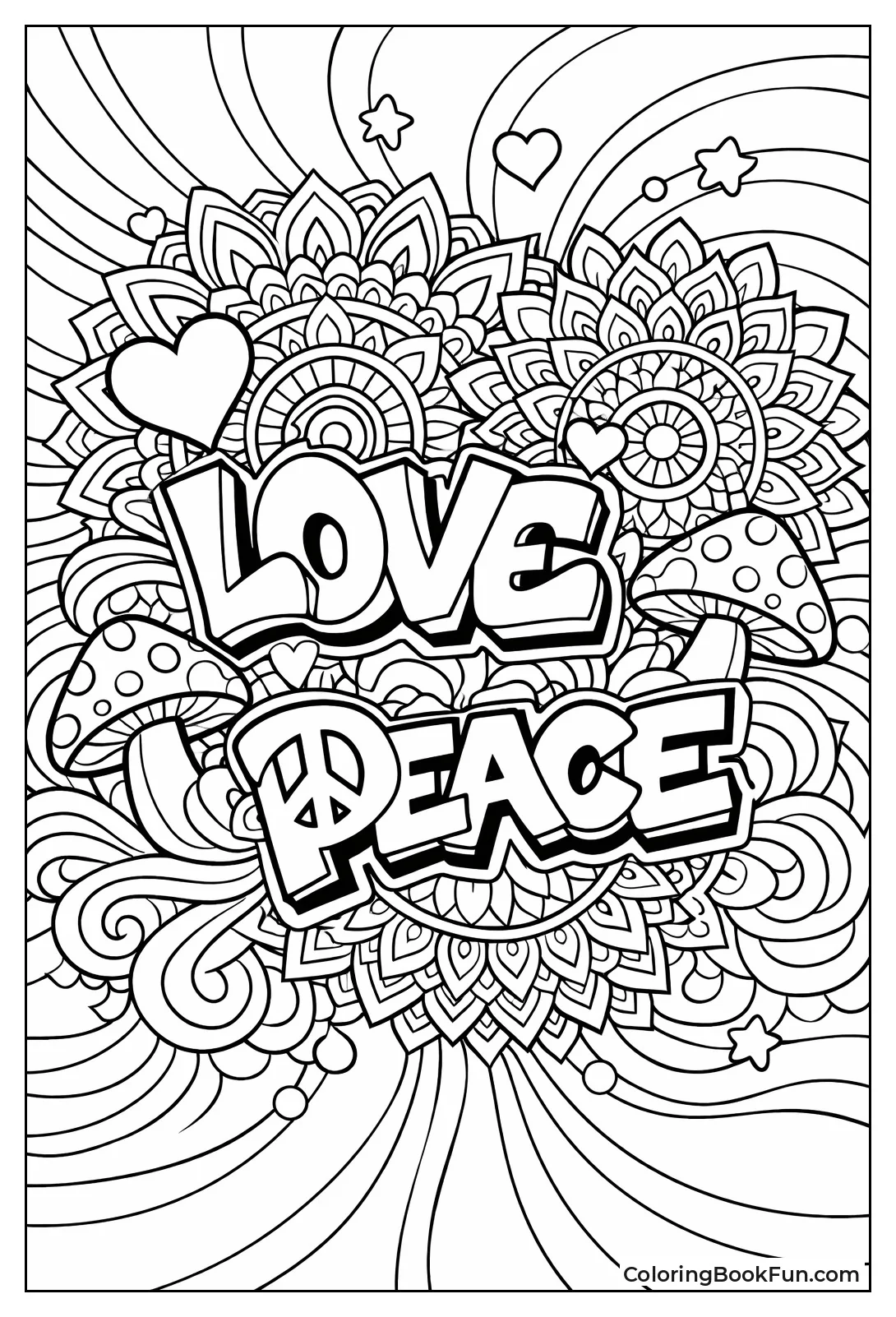 Graffiti Love Mandalas