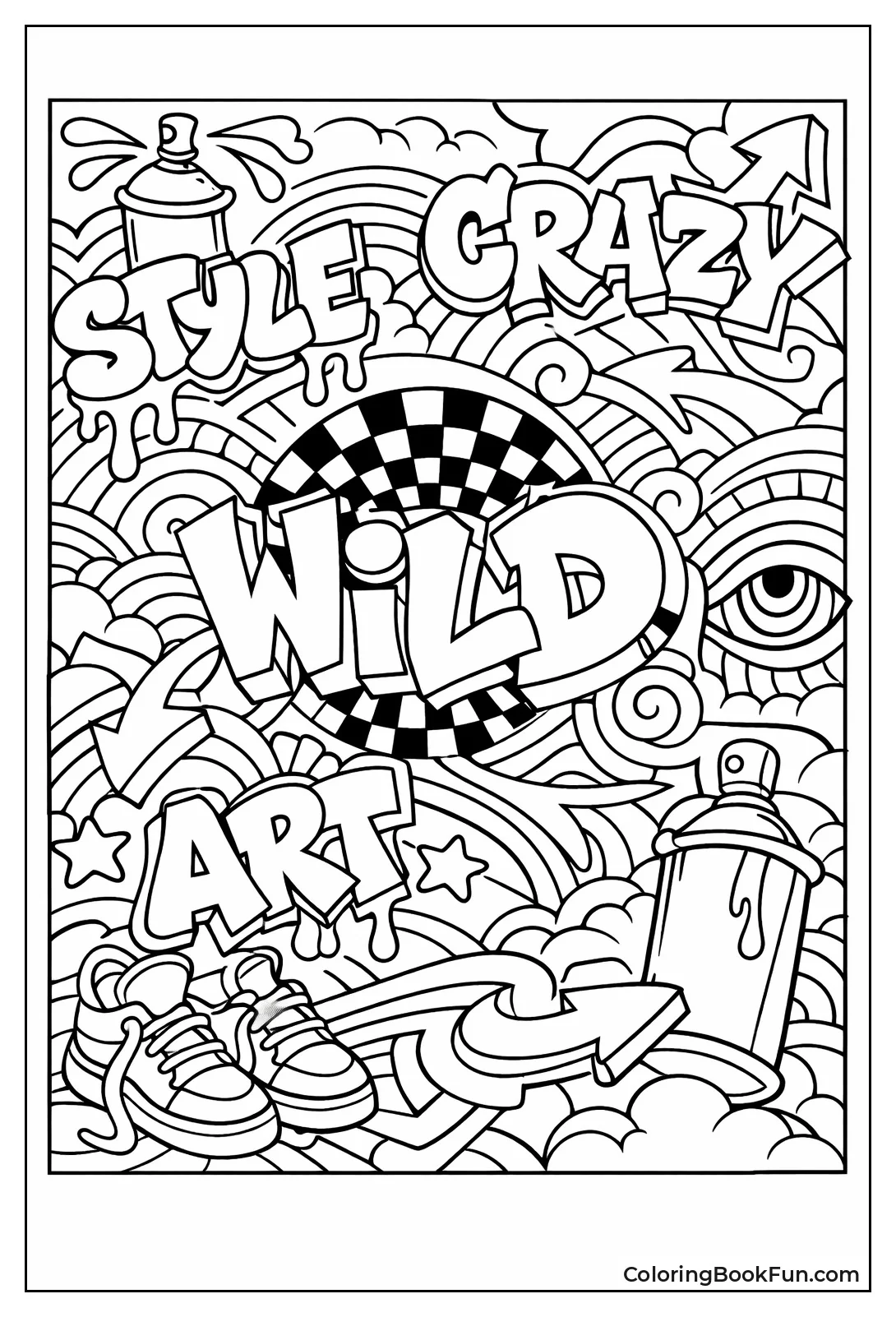 Trippy Graffiti Patterns