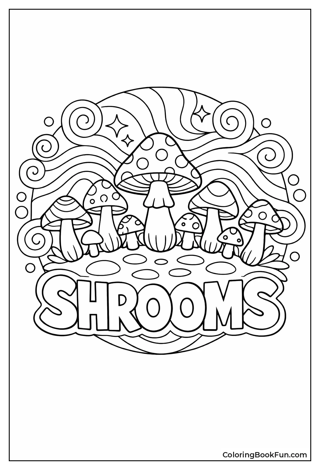 Trippy Shroom Circle