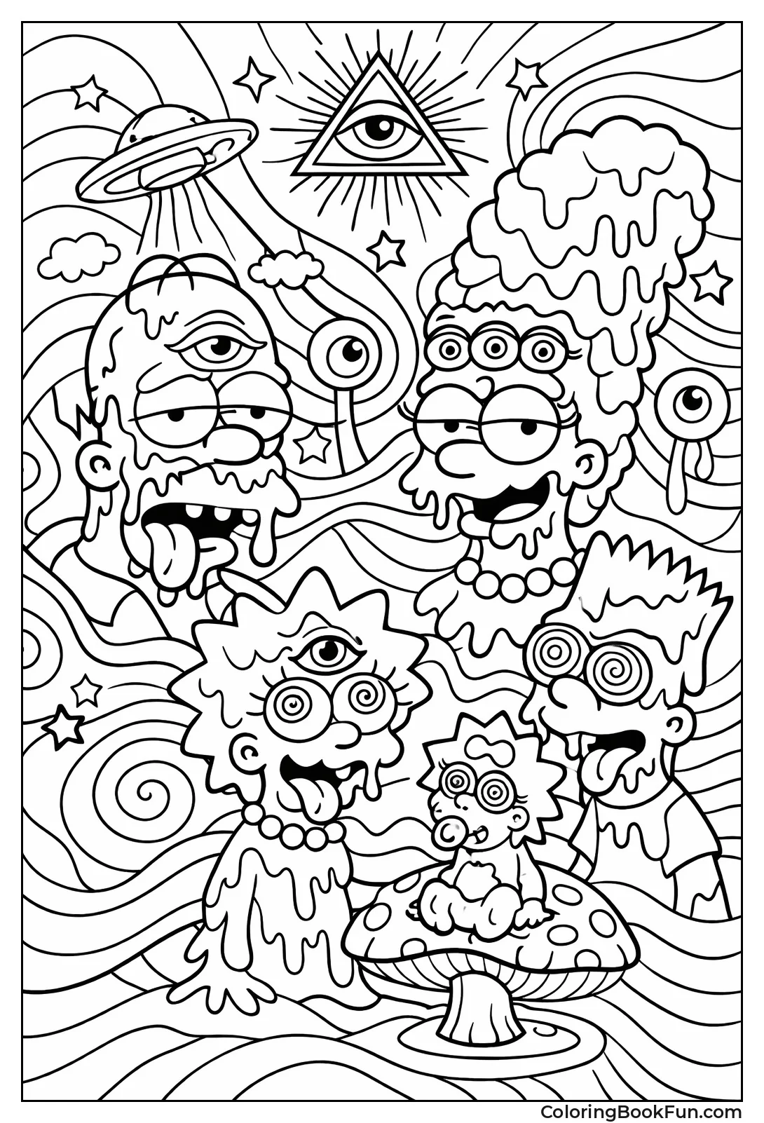 Trippy Simpsons Figures