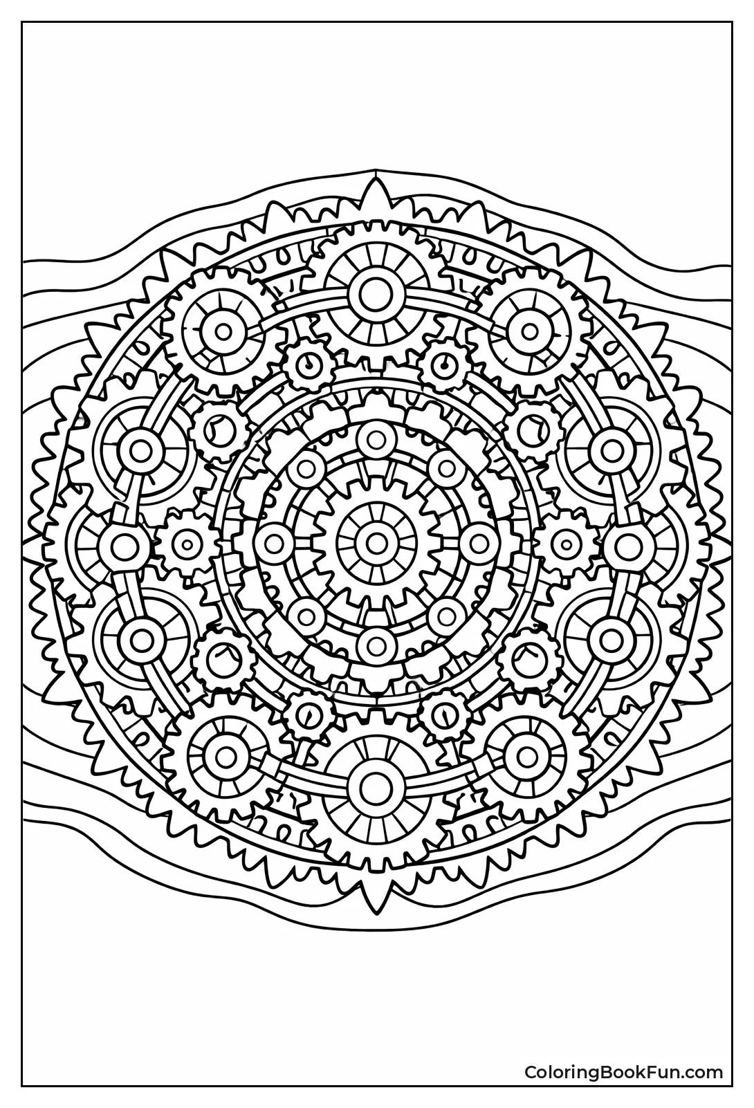 Steampunk Gear Illusion