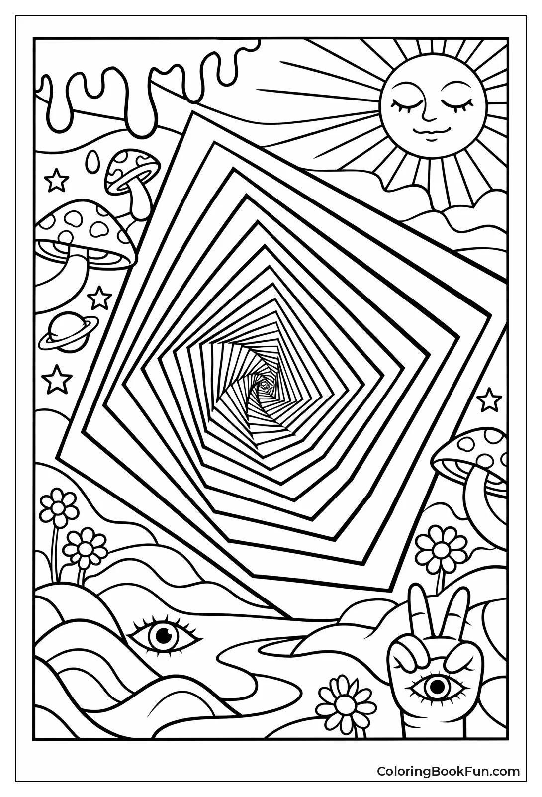 Tunnel Vision Op Art