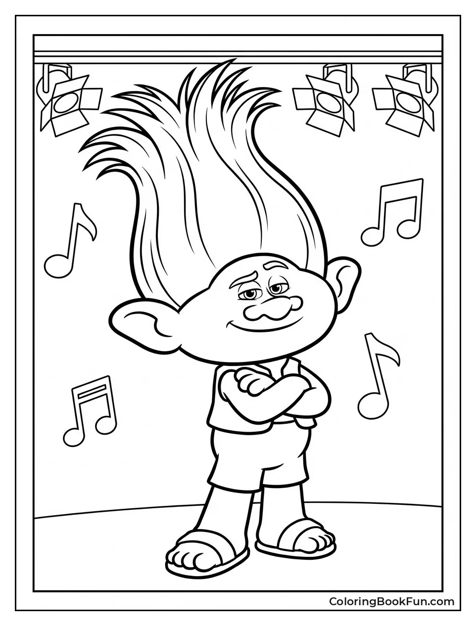 Laid-back Bruce Posing