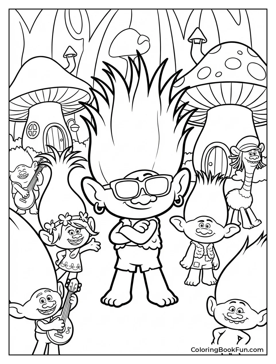 Floyd Posing with Friends