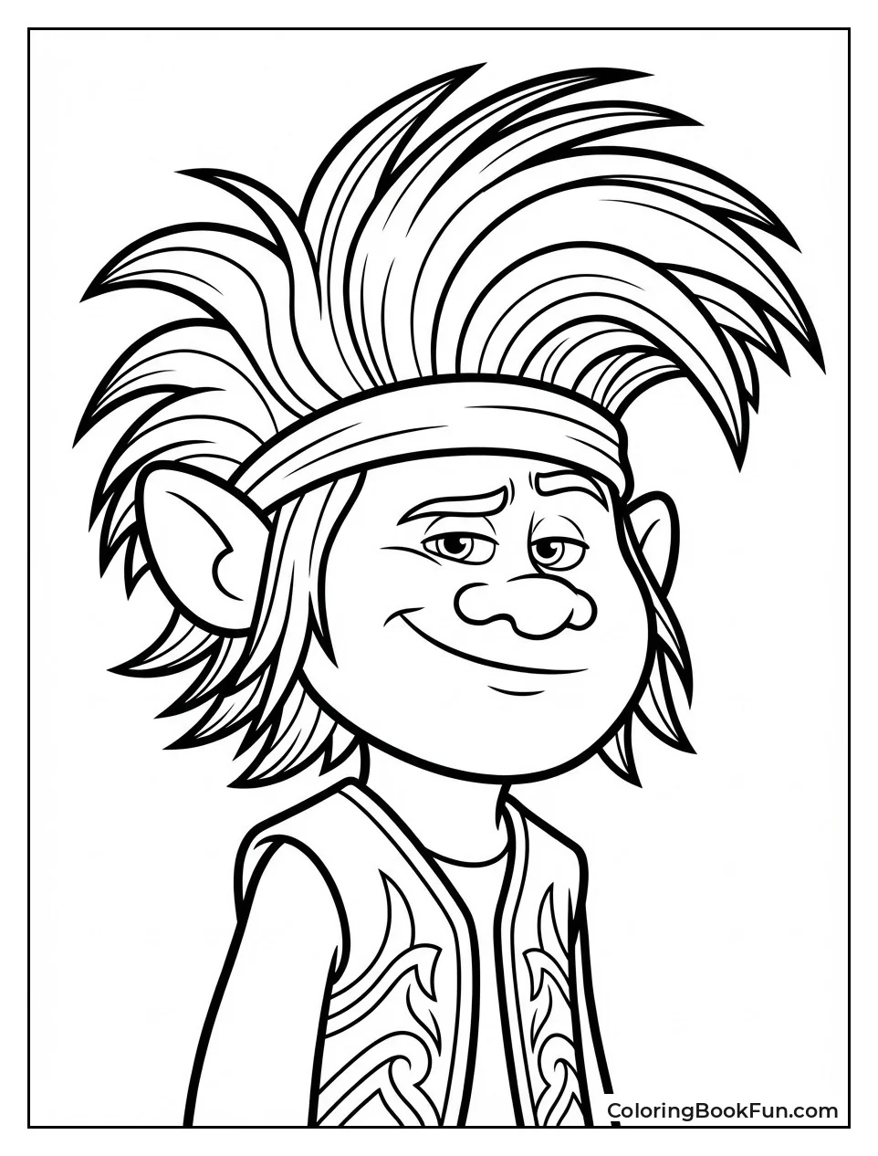 Stylish Floyd Troll Portrait