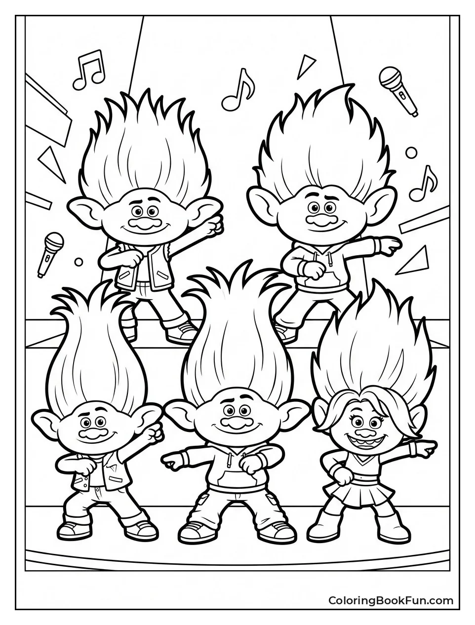 K-Pop Trolls Dance Sharp