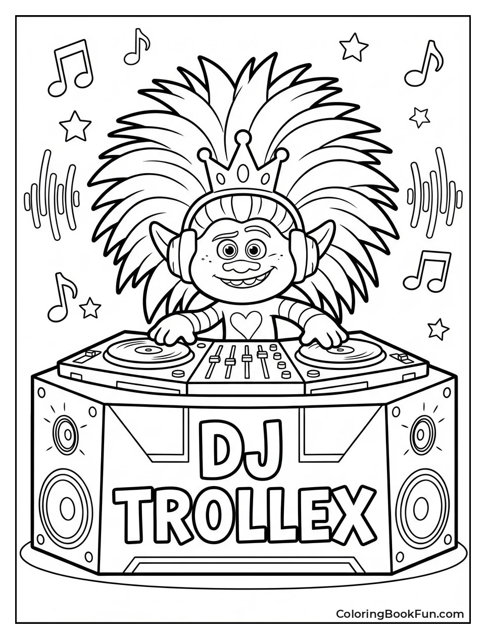 King Trollex DJs Neon