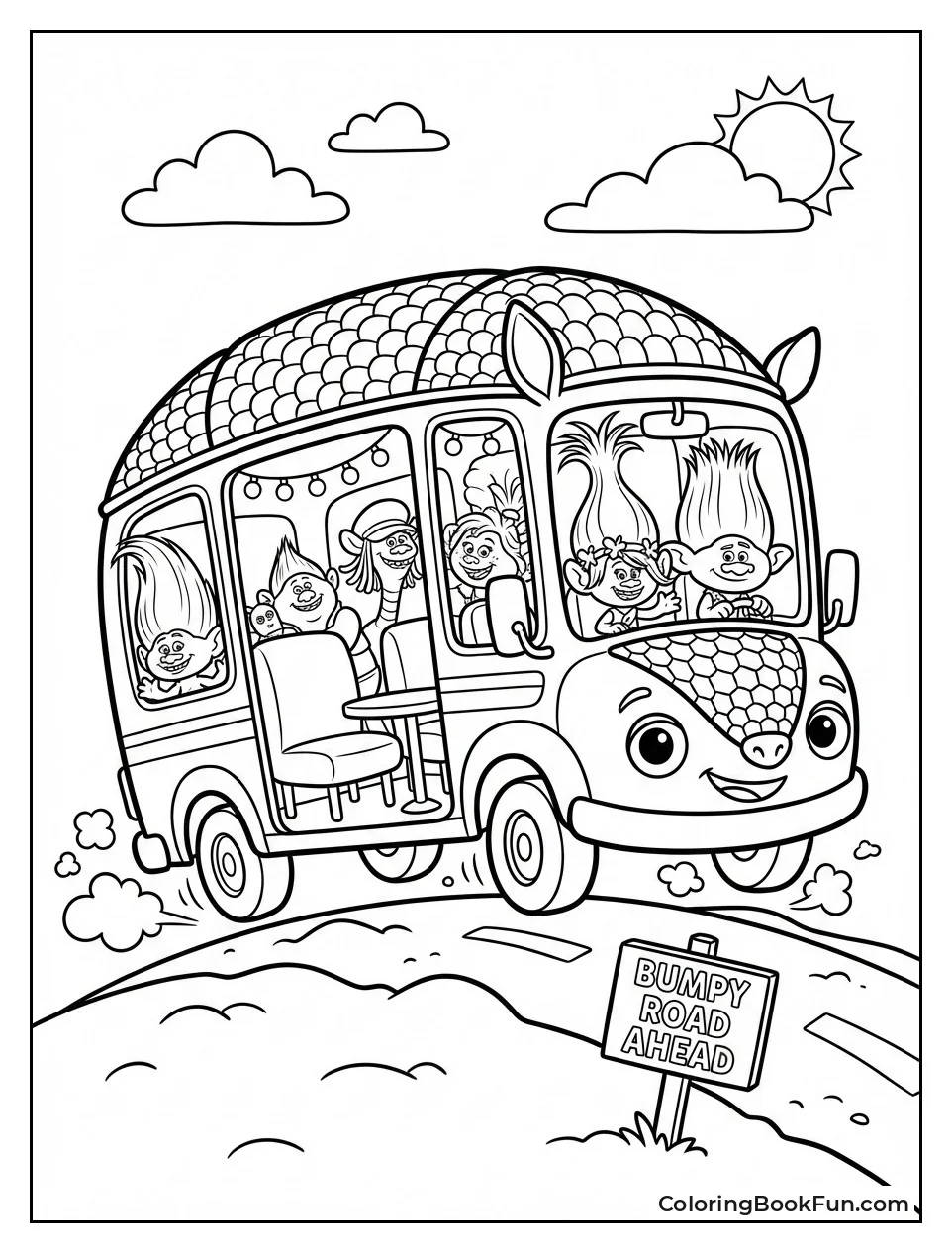 Trolls Ride Bumpy Rhonda