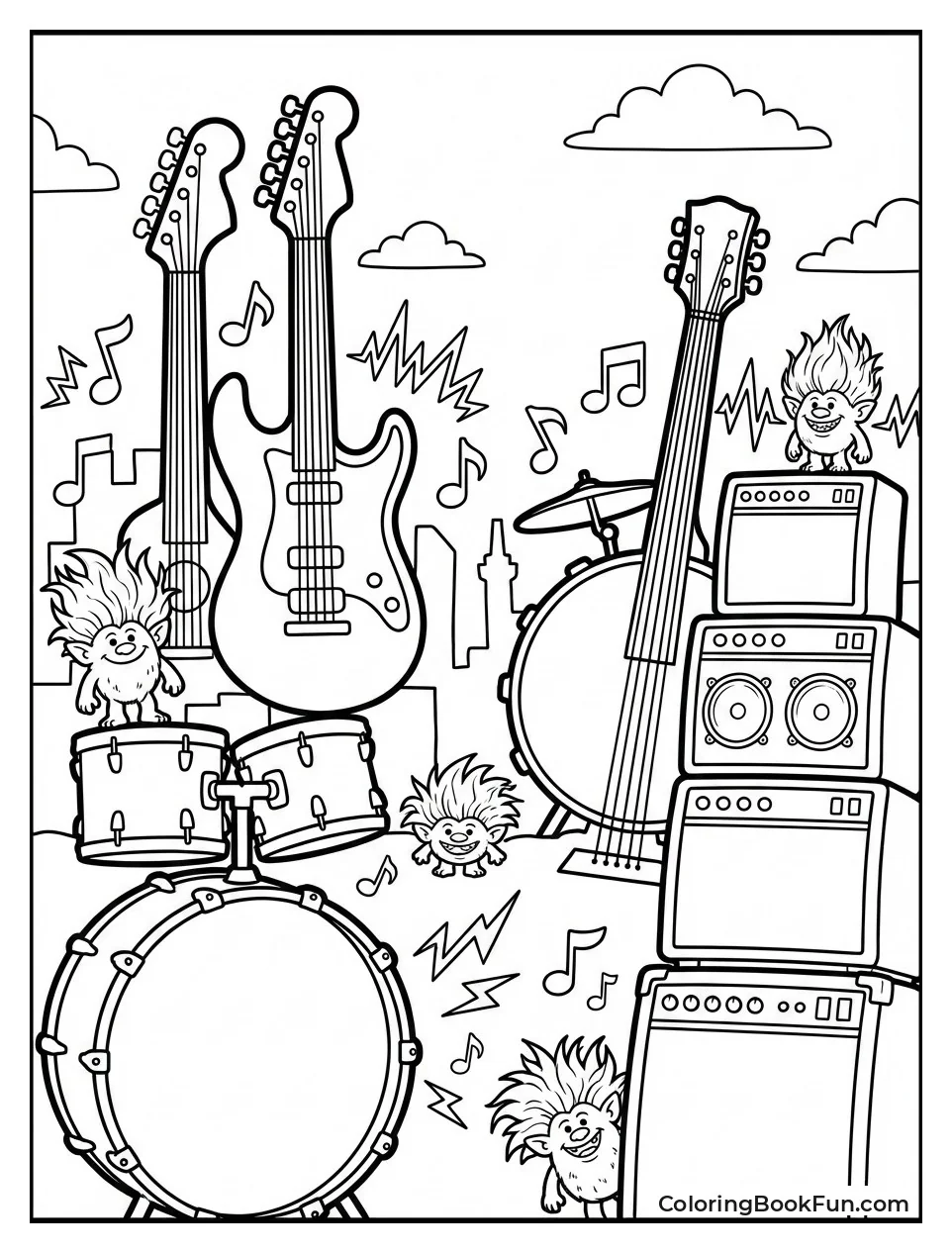 Rock Arena Blasts Music