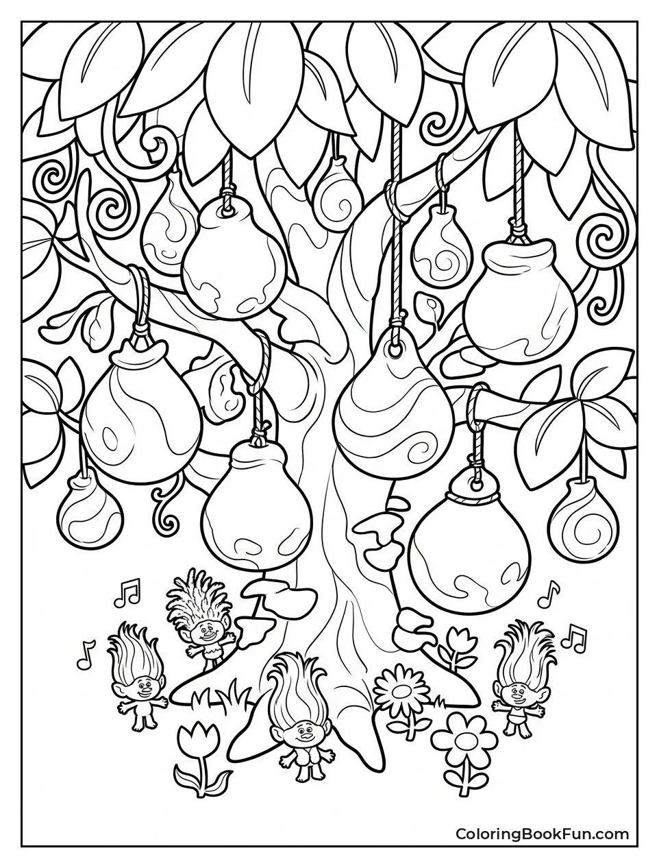 Troll Pods Hang Colorful