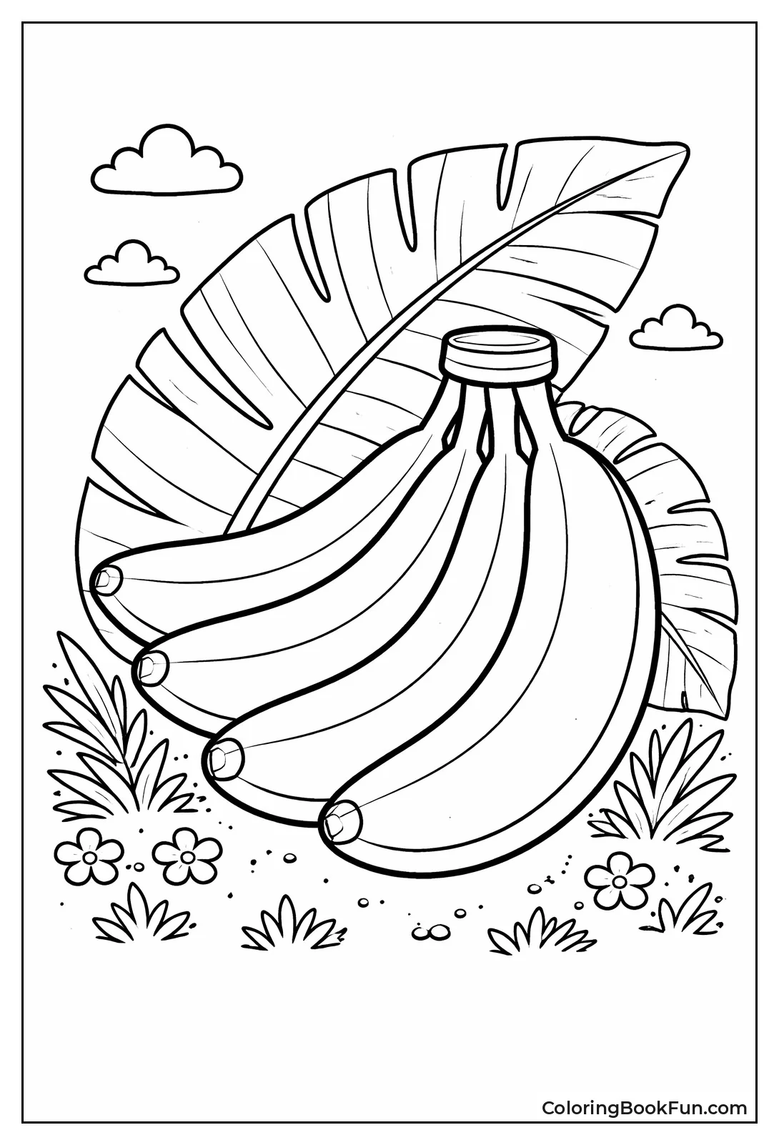 Tropical Bunch of Bananas