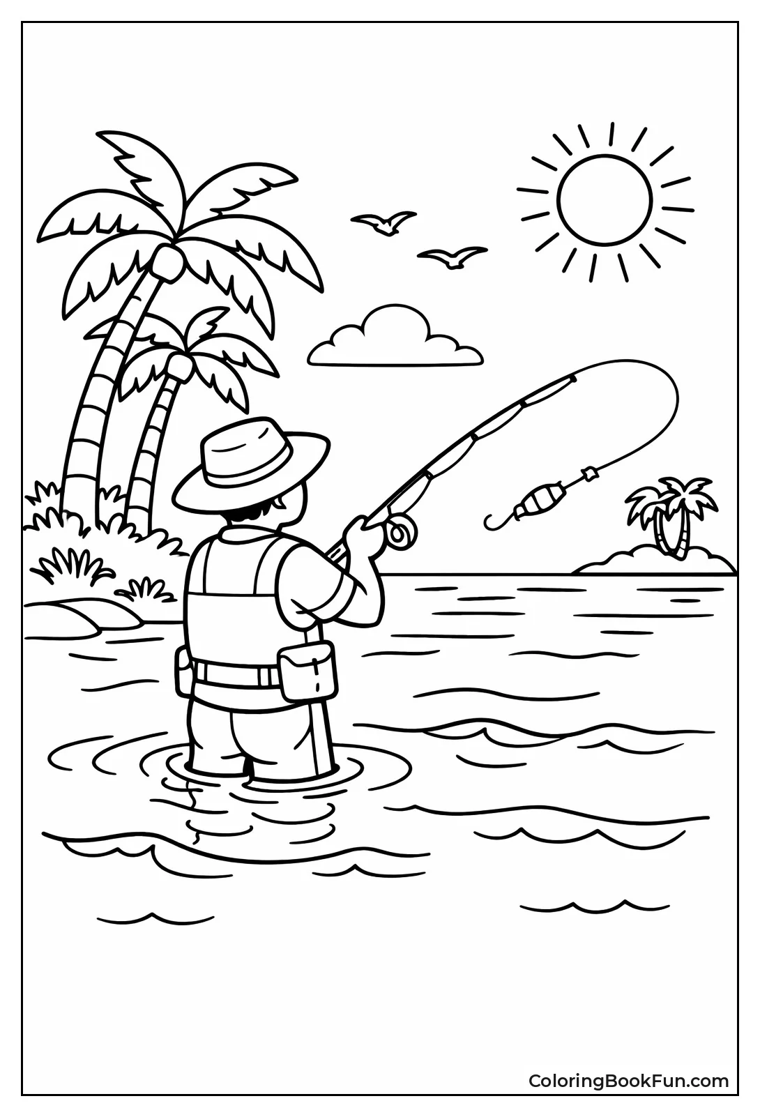 Tropical Waters Palm Cast