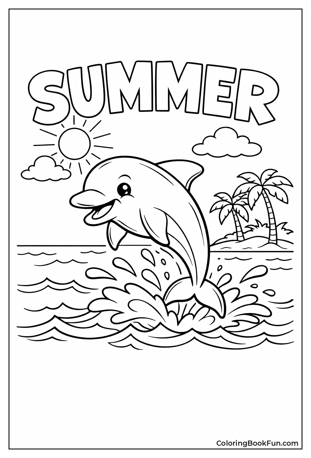 Dolphin in Tropical Waters