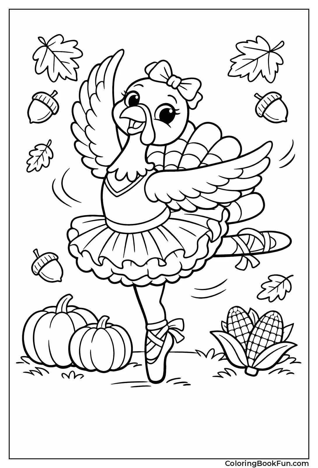 Turkey Twirling in Tutu