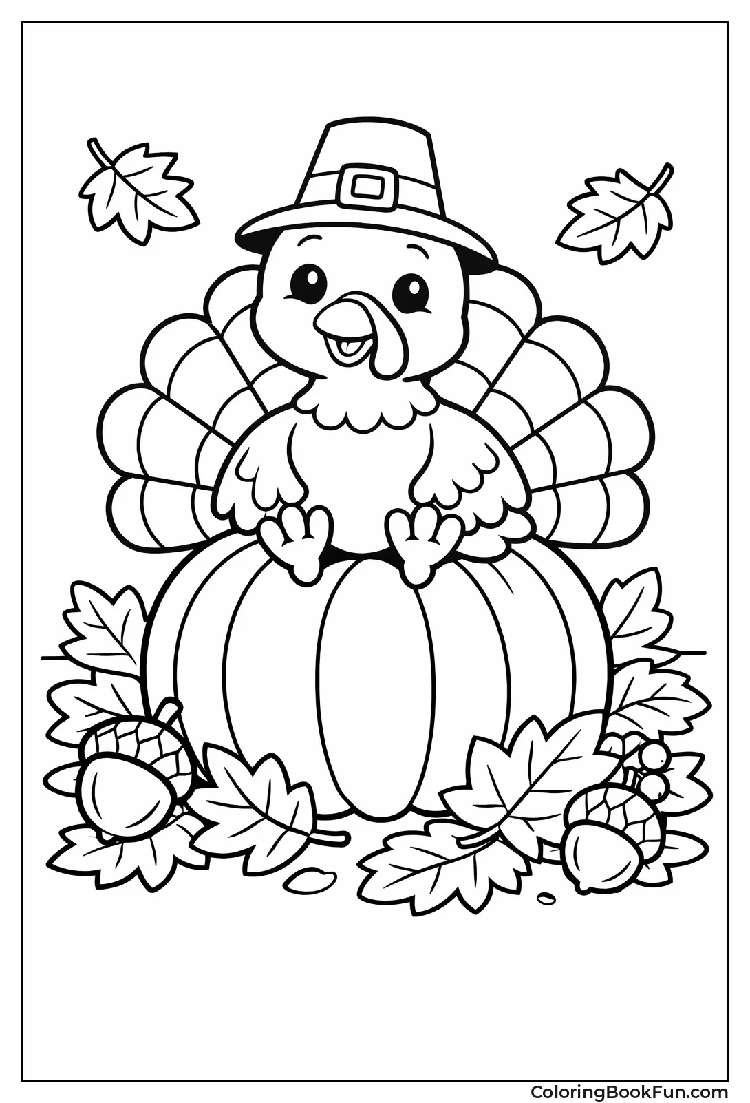 Turkey on Big Pumpkin