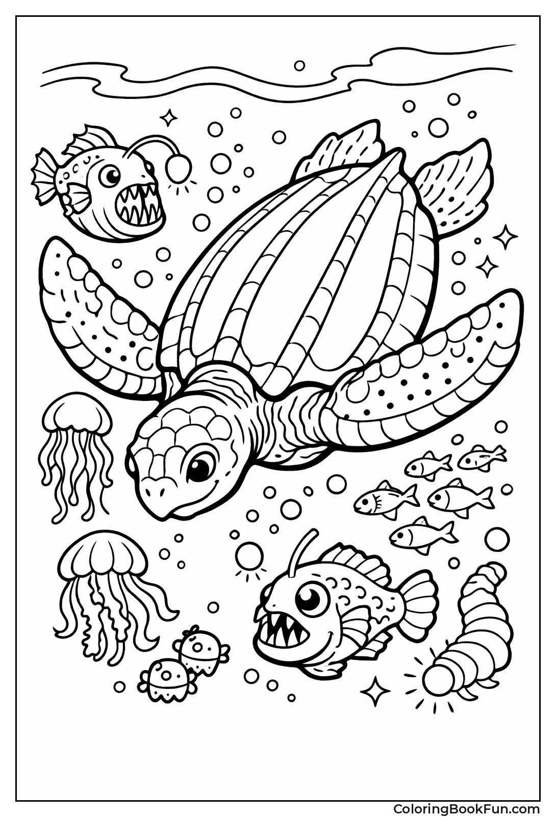 Leatherback Turtle Deep Dive