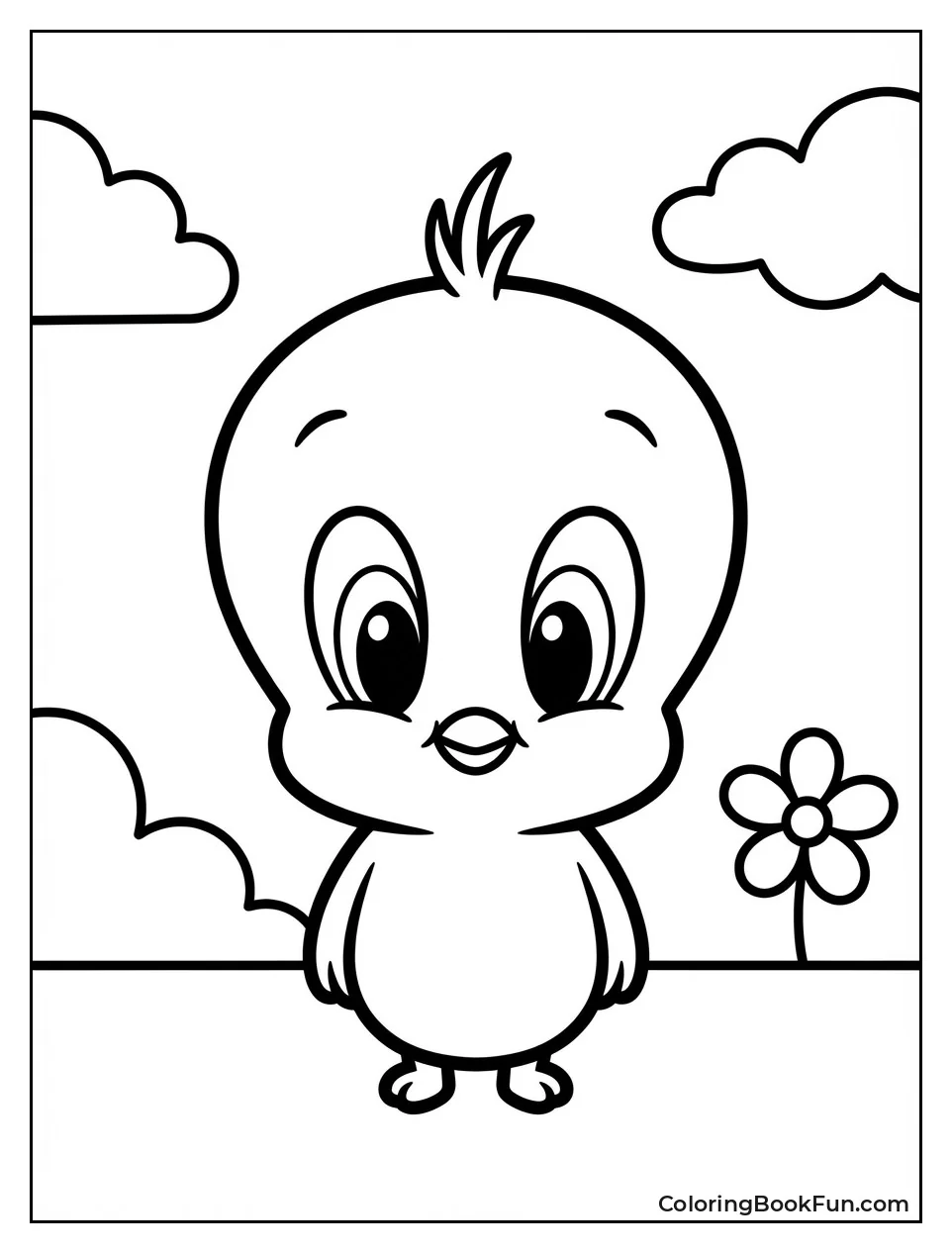 Baby Tweety with Big Eyes