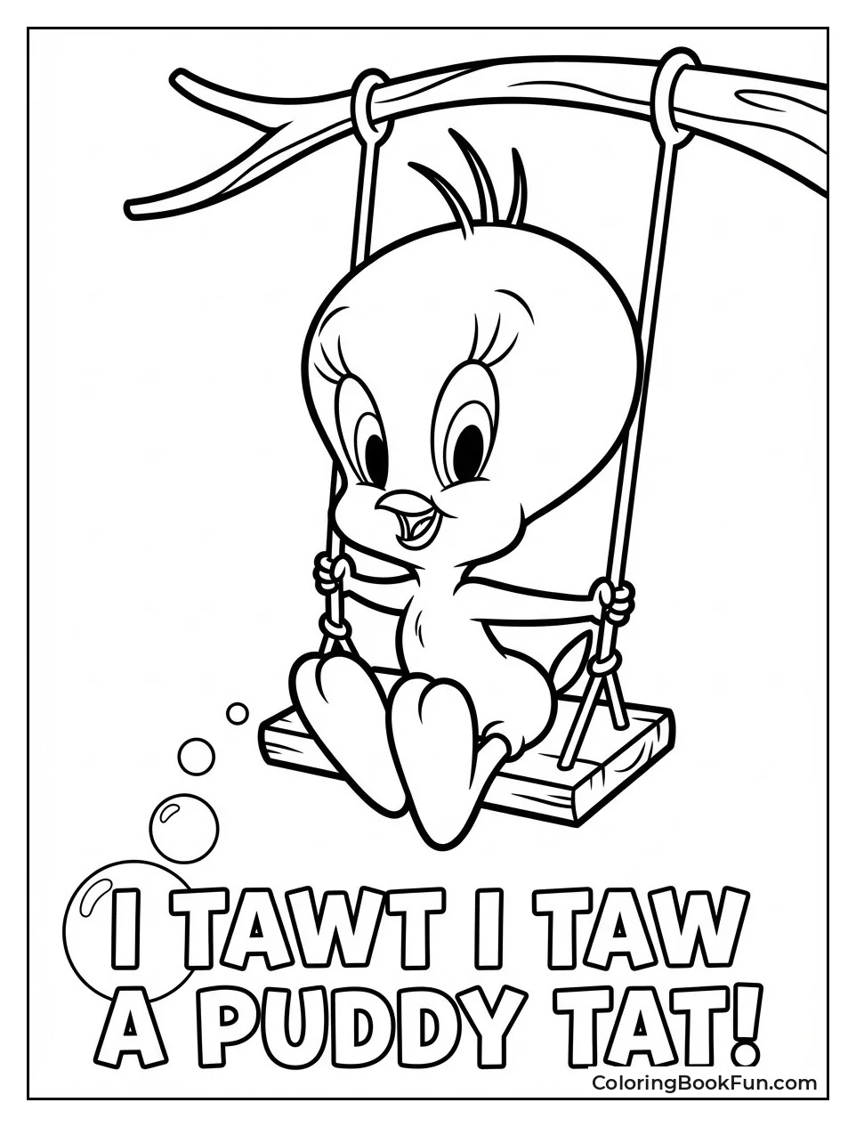 Classic Tweety Smiles Big