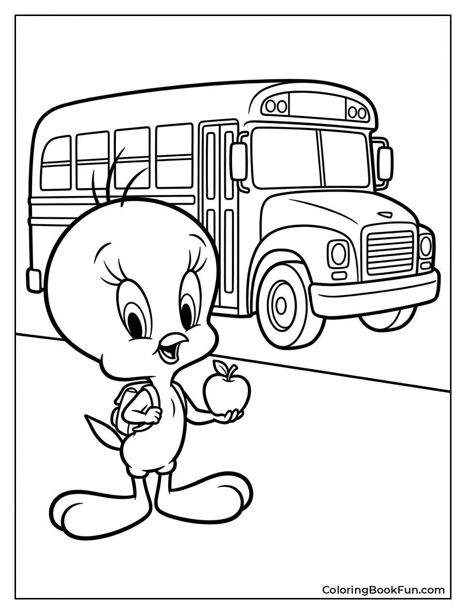 Tweety Goes to School