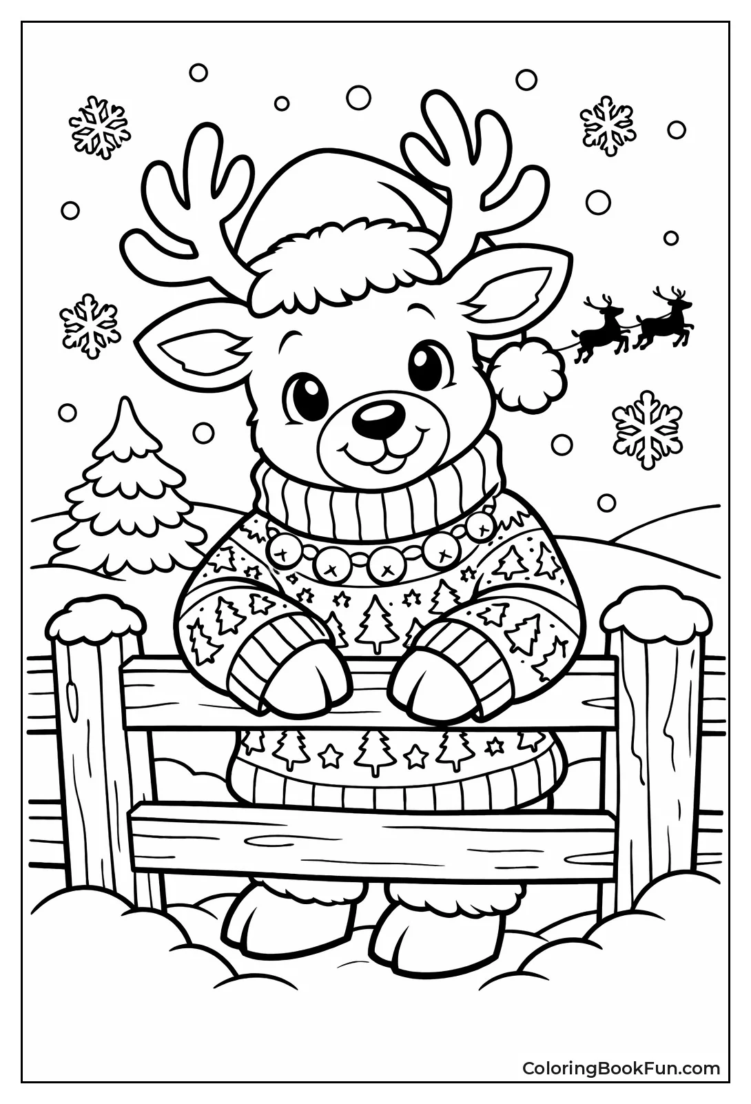 Reindeer in Ugly Sweater