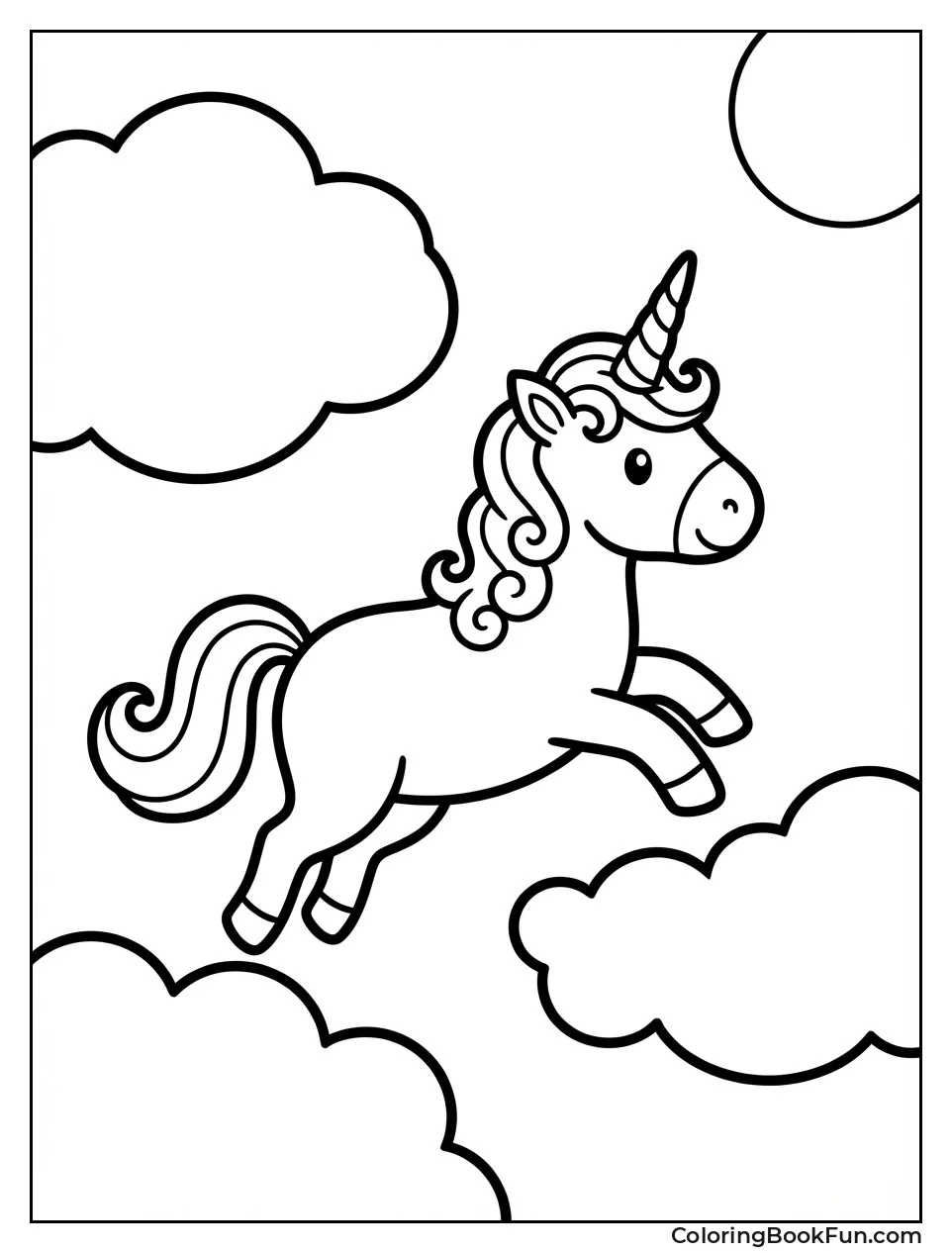 Unicorn Hopping between Clouds