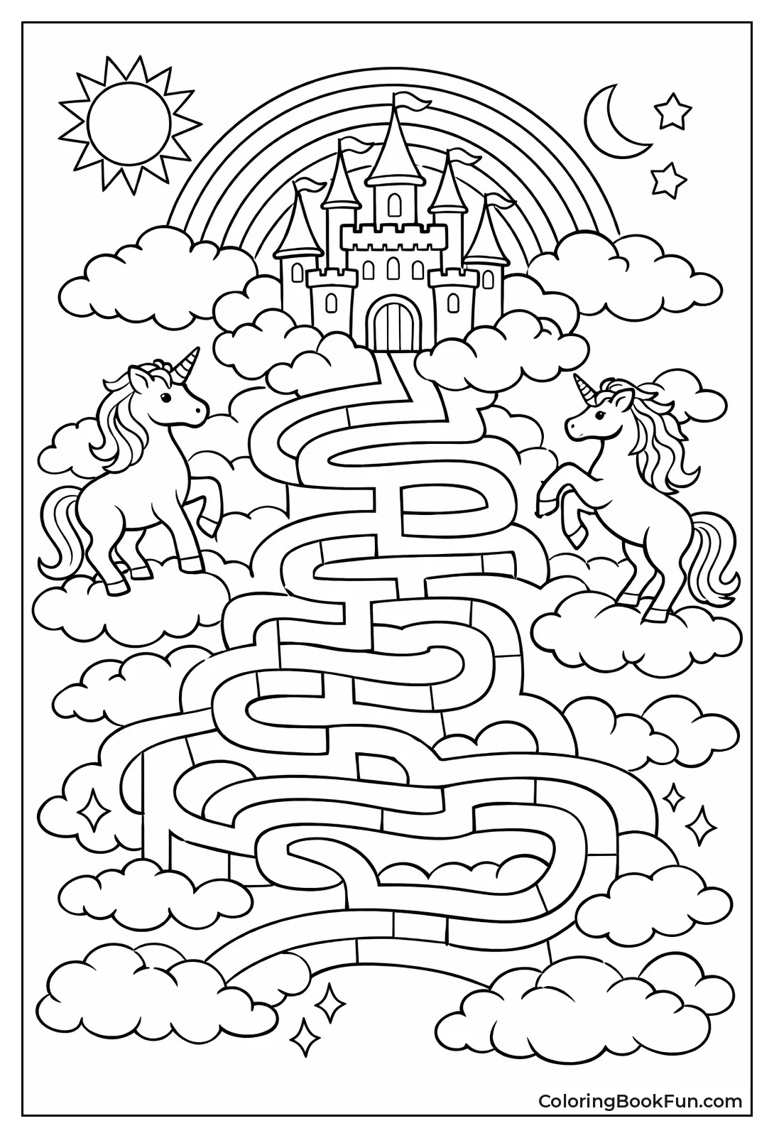 Unicorn Gallops Rainbow Castle