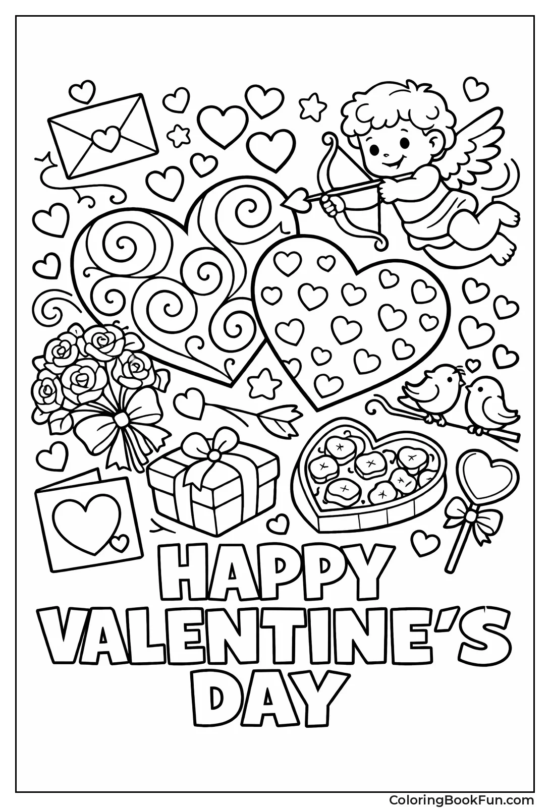 Happy Heart Day Banner