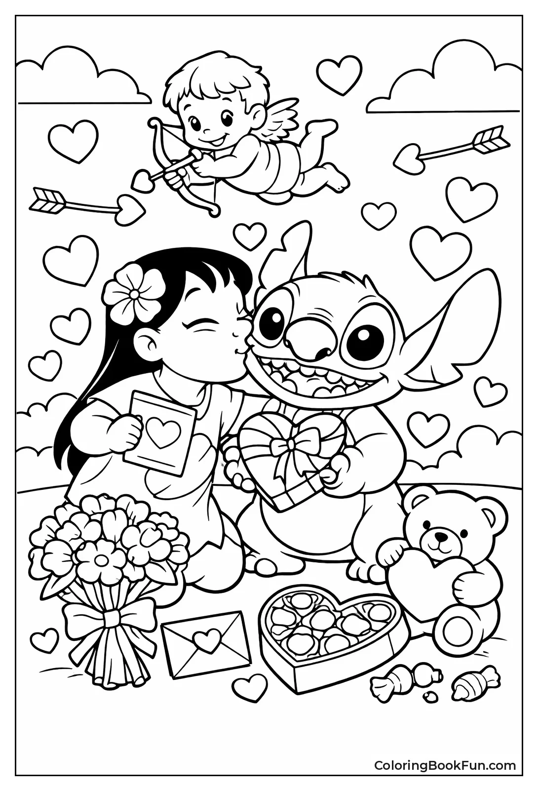 Lilo and Stitch Chase Cupid Arrows