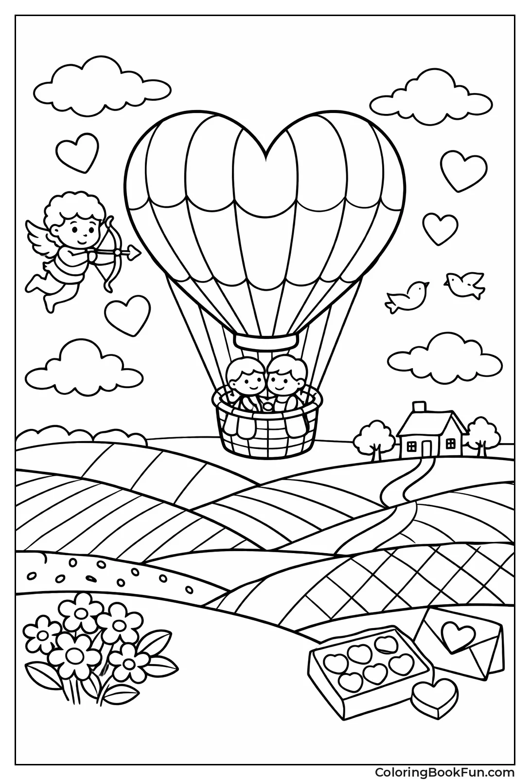 Heart Shaped Hot Air Balloon