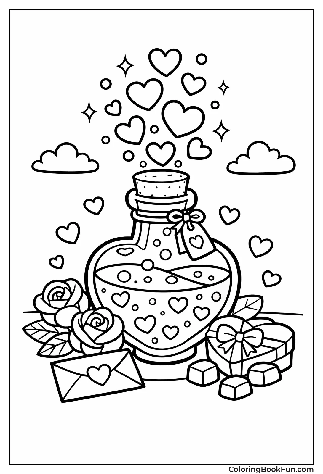 Love Potion in Bottle