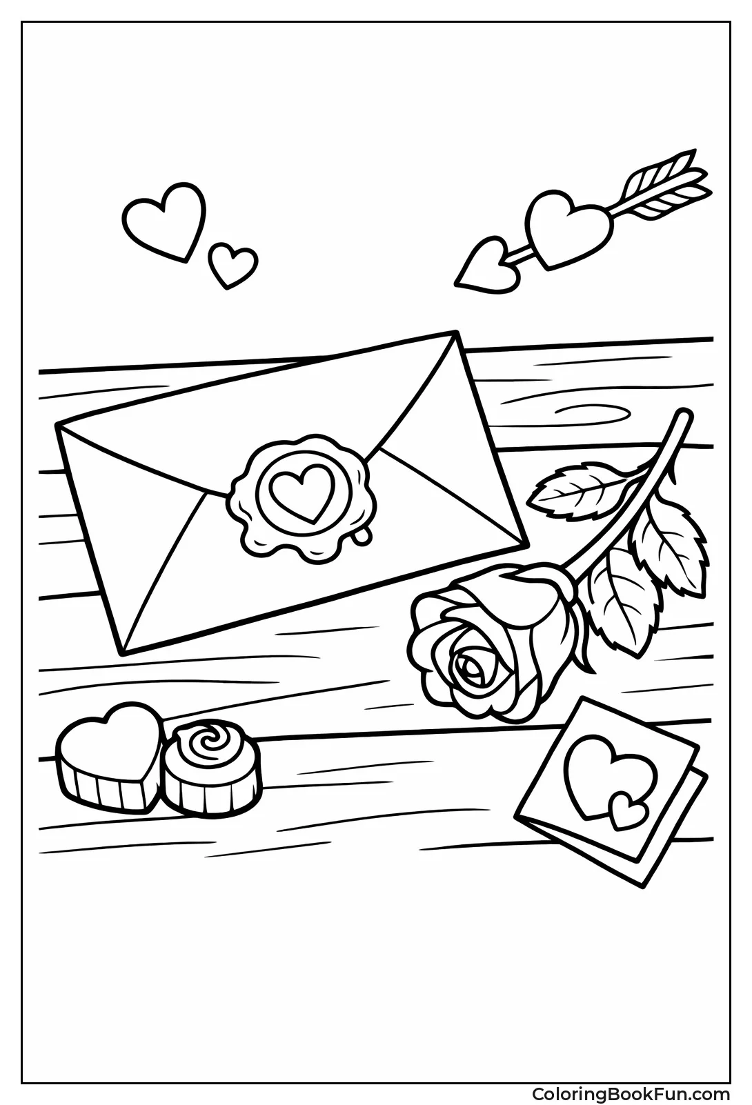 Sealed Love Letter Envelope